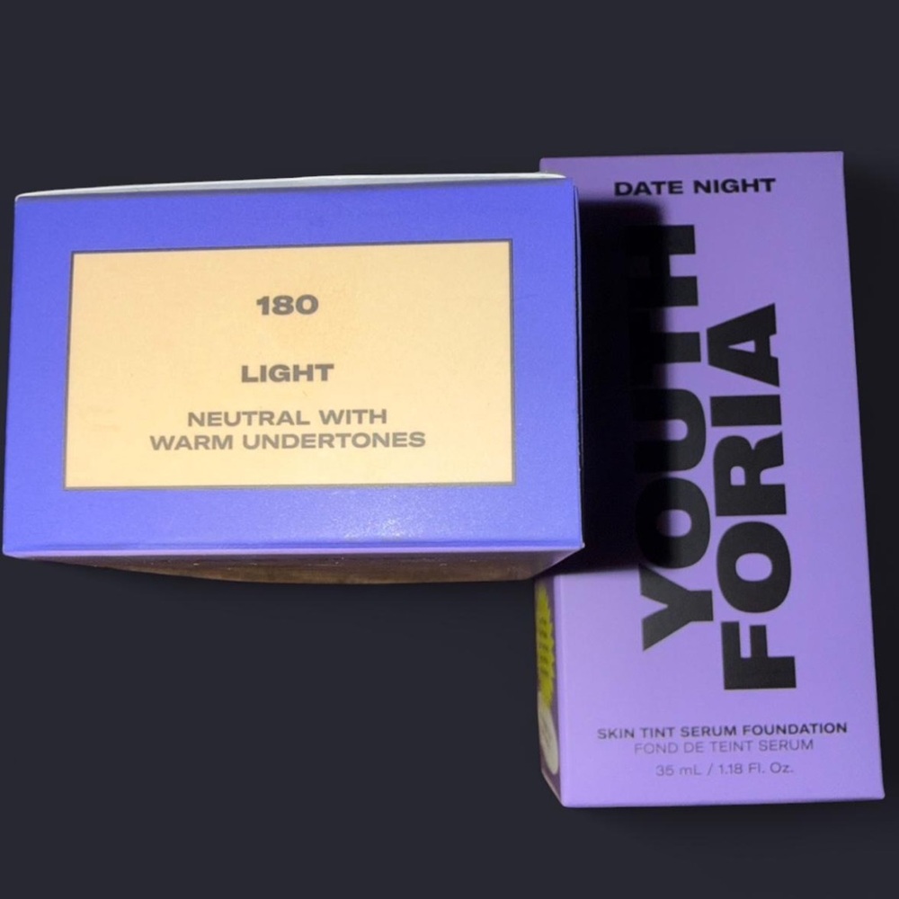 Youth Foria Skin Tint Serum Foundation - Light #180